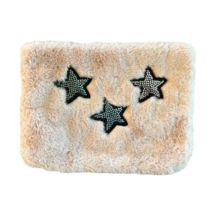 Starry Blush Fur Make Up Bag